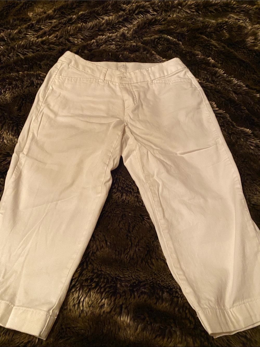 St. John's Bay White Women's Bermuda Shorts